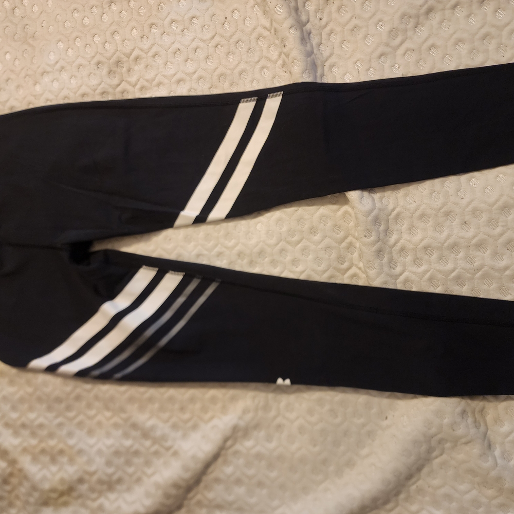 Under Armour Black Leggings with White Accents